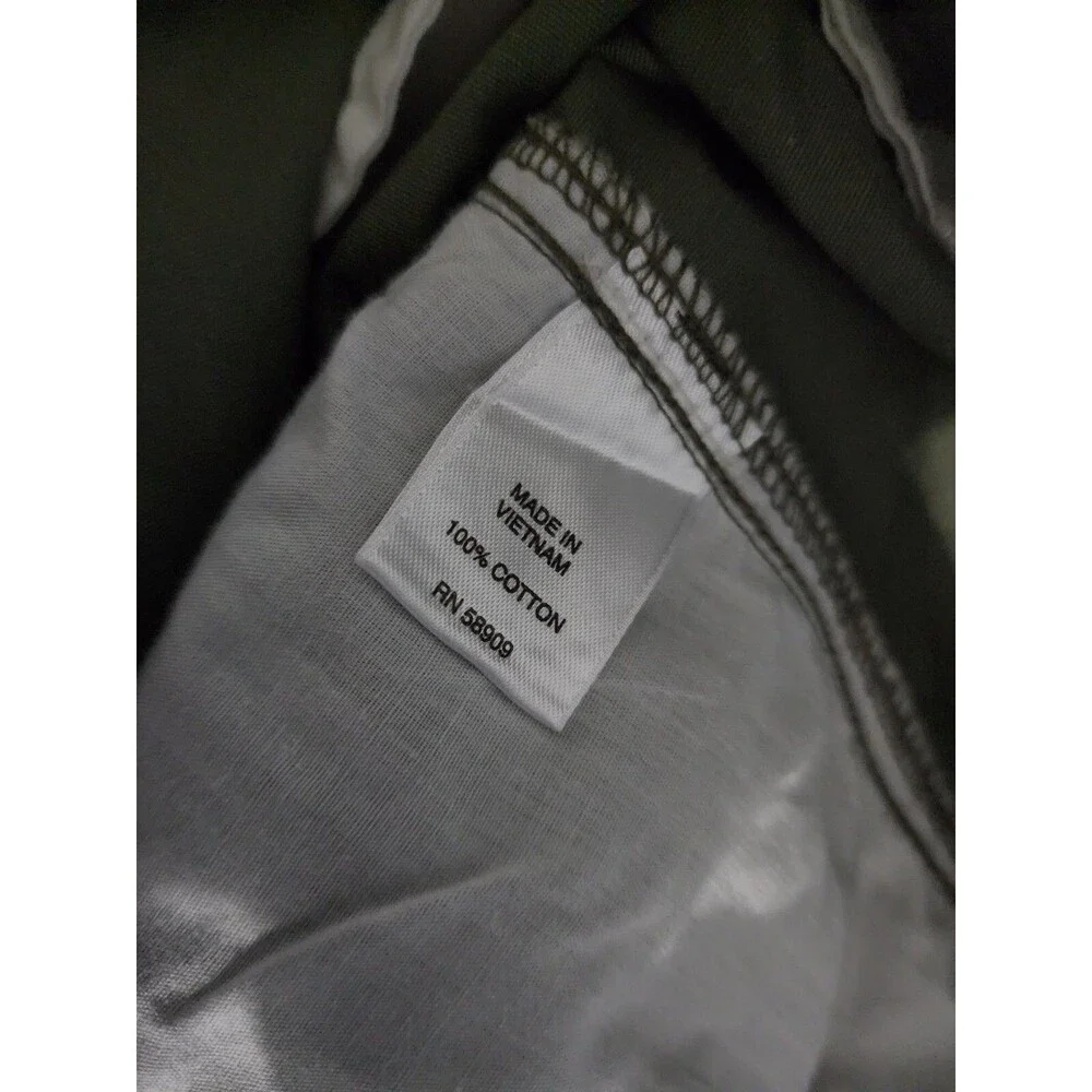 Roundtree & Yorke Casuals Comfort Cargo Shorts Men's Big Man 44 Army Green New